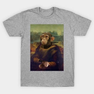 Mona Lisa Chimpanzee T-Shirt